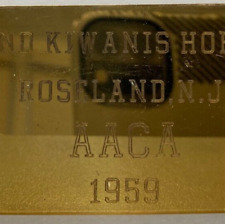 1959 Roseland Kiwanis Horse Show Antique Automobile Club Car Show AACA Plaque picture