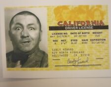 Curly Of Three Stooges Novelty Trading Card License picture