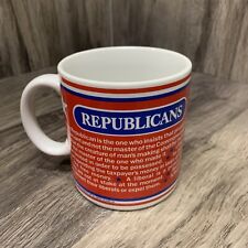 Vintage Republican Mug 1983 The Toscany Collection Unique Kenneth Groom picture