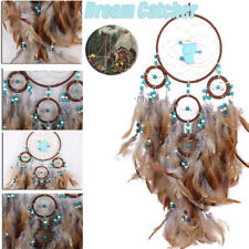 Large Handmade Dream Catcher Feathers Hanging Dreamcatcher Home Wall Decor DIY picture