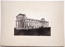 Paestum, Temple of Ceres, c.1880, albumin on cardboard picture