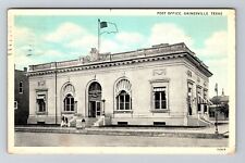 Gainesville TX-Texas, United States Post Office Vintage c1931 Souvenir Postcard picture