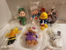 1997 General Mills Breakfast Pals Beanies Plush Cereal Toys Set  7 W/Tags Sealed picture