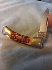 Vintage SHARP 100 B JAPAN Custom Crafted Stainless Steel Lock-back Folding Knife picture