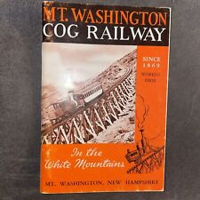 RARE Vintage 1972 Mount Washington Cog Railway Booklet NH Dartmouth Publications picture