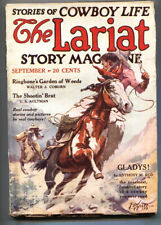 Lariat Story Magazine #9 Sep 1925--2nd issue--FR Glass cover--Henry Ziegler--... picture