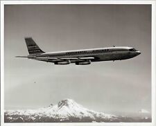 CONTINENTAL AIRLINES BOEING 707 ORIGINAL MANUFACTURERS PHOTO GOLDEN JET 2 picture