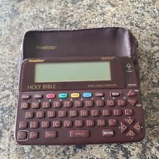 Franklin KJB-640 Electronic Holy Bible KJV Bookman With Case *Tested* picture