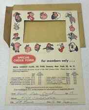 1950s DELL COMICS CLUB special order form - Bugs Bunny, Lone Ranger, Tom and ... picture