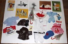 Peanuts Snoopy plush doll clothing salesman sample photos chair huge lot picture