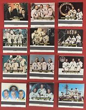 Apollo Commemorative Matchbooks, Set of 12 Matchbooks from Apollo 7 to 17. picture