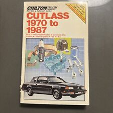 Vintage Chilton's CUTLASS sedan 1970 - 1987 Automobile Service Repair Manual picture
