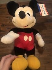 Vintage with Tags Disney Mickey Mouse Red Pants Plush 15