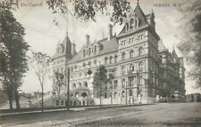 Albany NY, New York State Capitol Building, Vintage Albertype Postcard picture