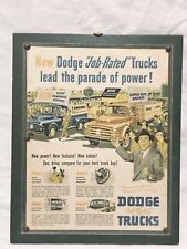 VINTAGE 1950s Print Ad ~ Dodge 