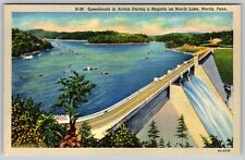 NORRIS DAM AT NORRIS LAKE TENNESEE KNOXVILLE  VINTAGE POSTCARD picture