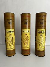 Colonel EH Taylor 3 Bottle Lot Tubes & Empty Bottles Small Batch, Small Ba & Rye picture