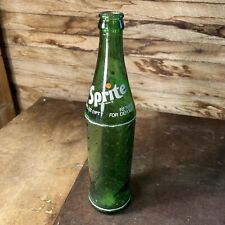 Vintage Sprite GREEN GLASS 16 OZ Soda Pop Bottle  CHICKAMAUGA NATIONAL MIL. PARK picture