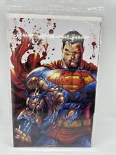 Superman #4 Tyler Kirkham Battle Damaged Virgin Variant Whatnot Exclusive NM picture