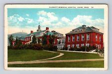 Adams MA- Massachusetts, Plunkett Memorial Hospital, Antique, Vintage Postcard picture