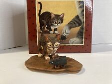 Lang and Wise Collection Curious Cats - Cat and Mouse with Box Danny picture