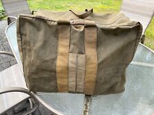Vintage WWII Aviators Kit Bag AN 6505 -1 US Air Force USAF Rare 2 Zippers - RRL picture