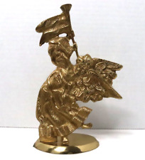 Vintage Brass Angel Candle Holder Made in India Christmas decoration picture