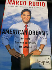 Marco Rubio American Dreams signed 1st Edition Book PSA DNA picture
