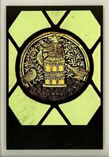 Glass Related postcard Stained Glass Window Holy Cross Church Byfield England UK picture
