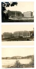 (3) RPPC Unidentified Building By River School/University AZO 1910-30 Unmailed picture