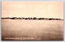 Great Hammock Beach Old Saybrook Connecticut CT c1900's Vintage Postcard picture