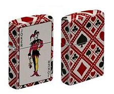 Joker Playing Card Wrapped Image on Both Sides with Card Suits Zippo Lighter picture