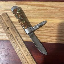 Antique Pre WWII Hammer Brand Jack Knife 2 Blade Folding USA Made  picture