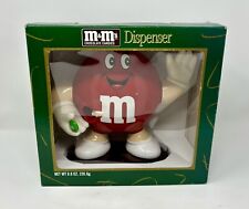 Vintage Red Peanut  M&M Candy dispenser 9” Tall  1991 In Original Box picture