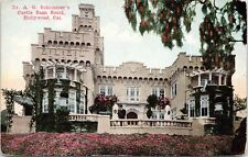 C.1910s Hollywood CA Dr. A.G. Schloesser's Castle UNP California Postcard A514 picture