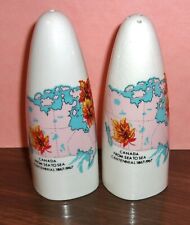 Vintage Canada Centennial 1867-1967 Salt & Pepper Shakers - From Sea to Sea picture