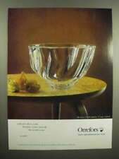 1992 Orrefors Residence Crystal Bowl Ad picture
