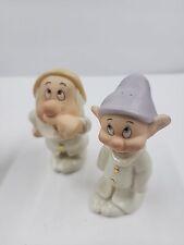 Lenox Disney Sleepy + Dopey Salt & Pepper Pot Shakers Lenox hand crafted China picture