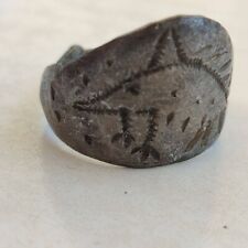 Extremely Rare Ancient Bronze Ring Roman Antique Engraved Artifact Very Stunning picture