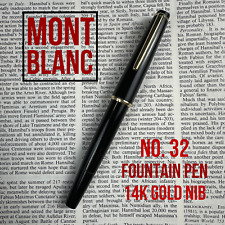 1960s Montblanc 32 Fountain Pen with 14K Gold Nib - Excellent Piston Filler picture