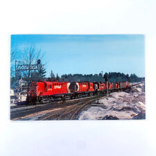 Postcard Railroad Train Canadian PAcific Container Freight 1970s Unposted Chrome picture