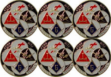 Masonic York Rite Car  Auto Emblem - Six Pack (YRA-1-6) picture