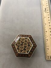 Trinket/Gift Box Persian Wooden Handcraft Inlaid  / Isfahan art picture