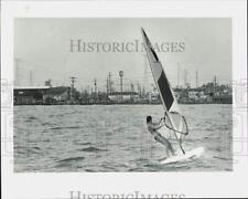1982 Press Photo Barbara Belt, Windsurfing - hpa88024 picture
