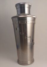 Restoration Hardware Stainless Steel Cocktail Shaker With Recipes picture