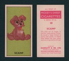 1957 Barratt & Co. Ltd UK Disney Characters 2nd Series #30 SCAMP picture