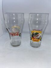 Coke Christmas glasses 2 Vintage 1997- Pair picture