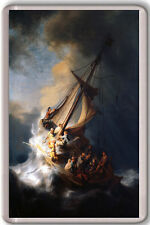 Rembrandt - the Storm On the Sea Galilee 1633 Fridge Magnet picture