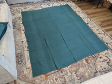 Large Tablecloth VTG Dark Green with Diamond Pattern 62