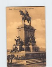 Postcard Giuseppe Garibaldi Monument Rome Italy picture